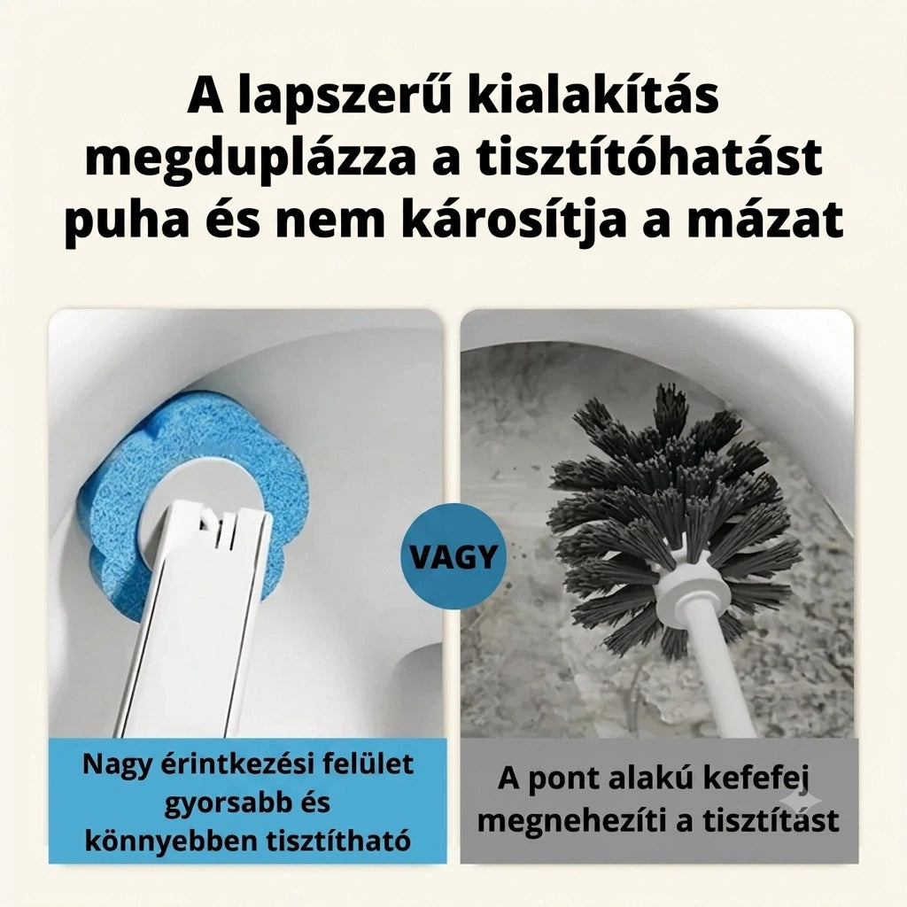 WC kefe – Eldobható, cserélhető betéttel